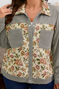 The Brinley Rose Floral Corduroy Jacket