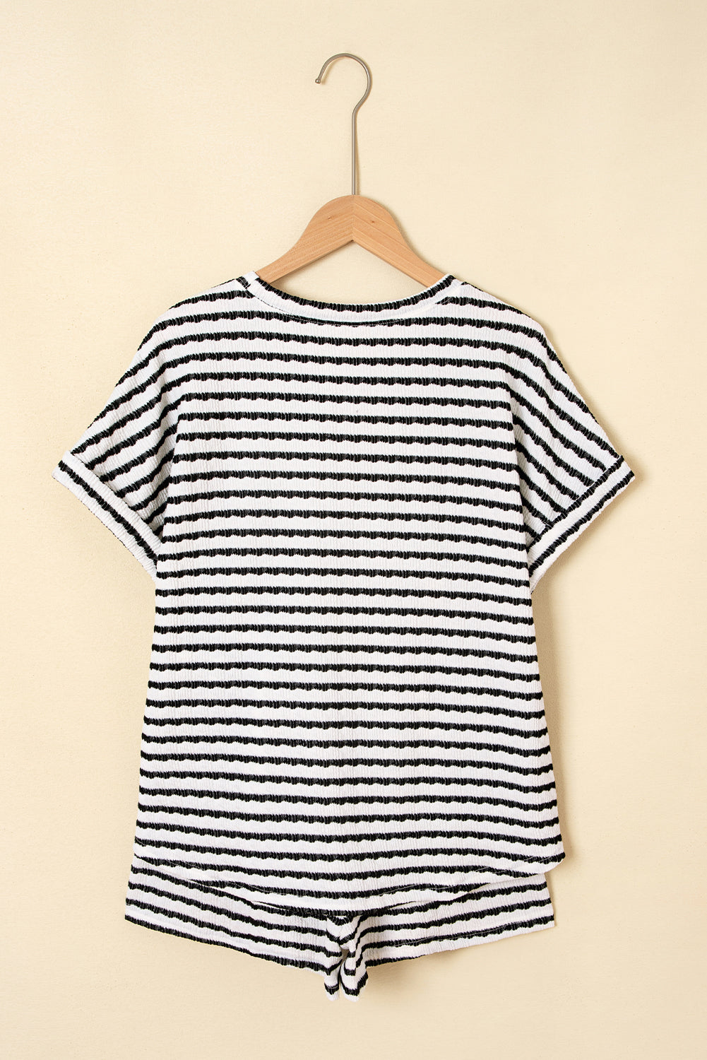 The Saylor Mae Stripe Knitted Shorts Set