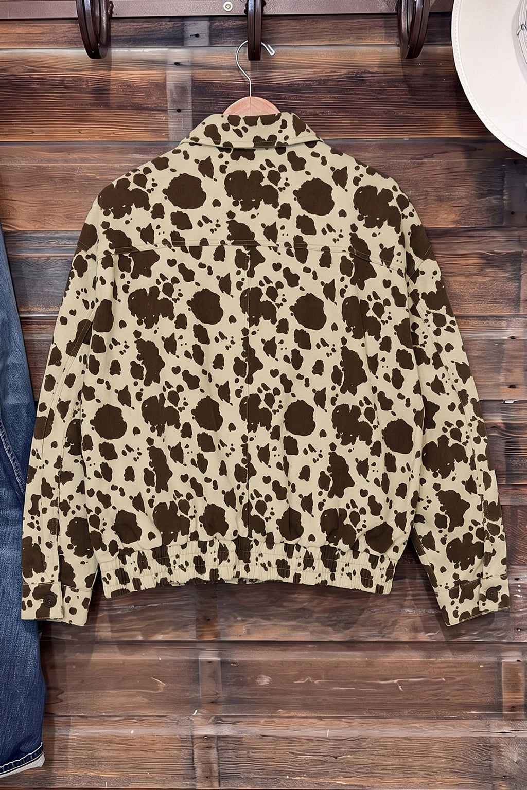 The Annabelle Cow Print Jacket