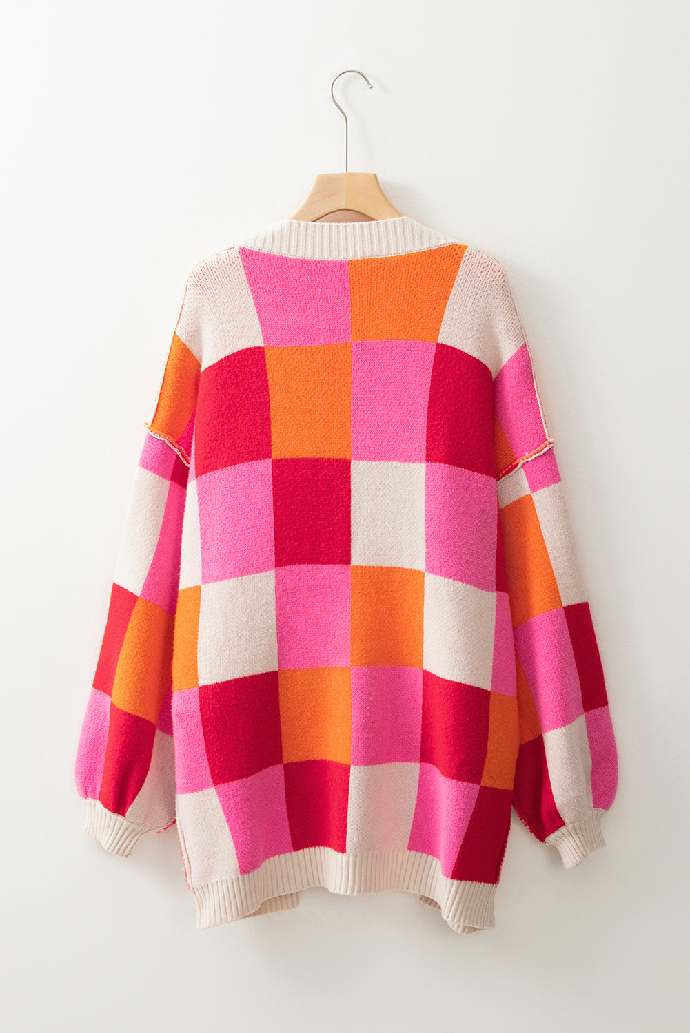 The Reese Checkered Cardigan