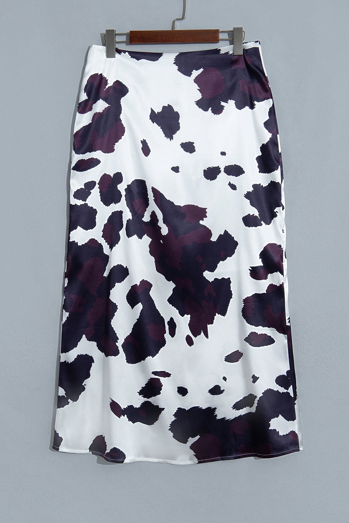 The Waverly Cow Print Midi Skirt