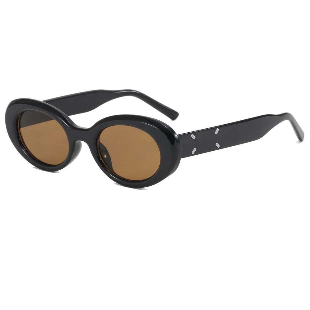 The Becky Oval Cat Eye Retro Sunglasses