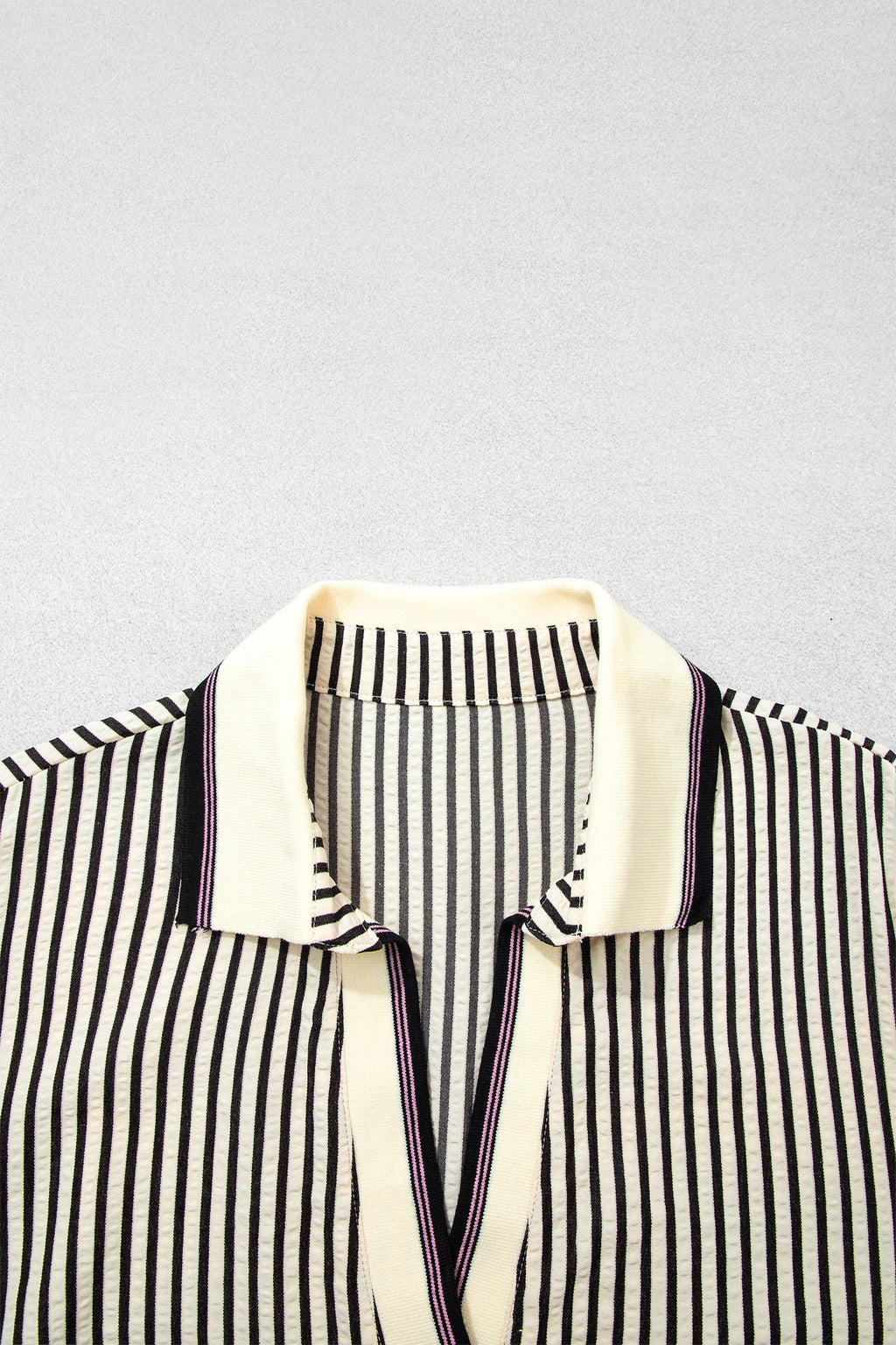 The Adeline Stripe Peplum Blouse