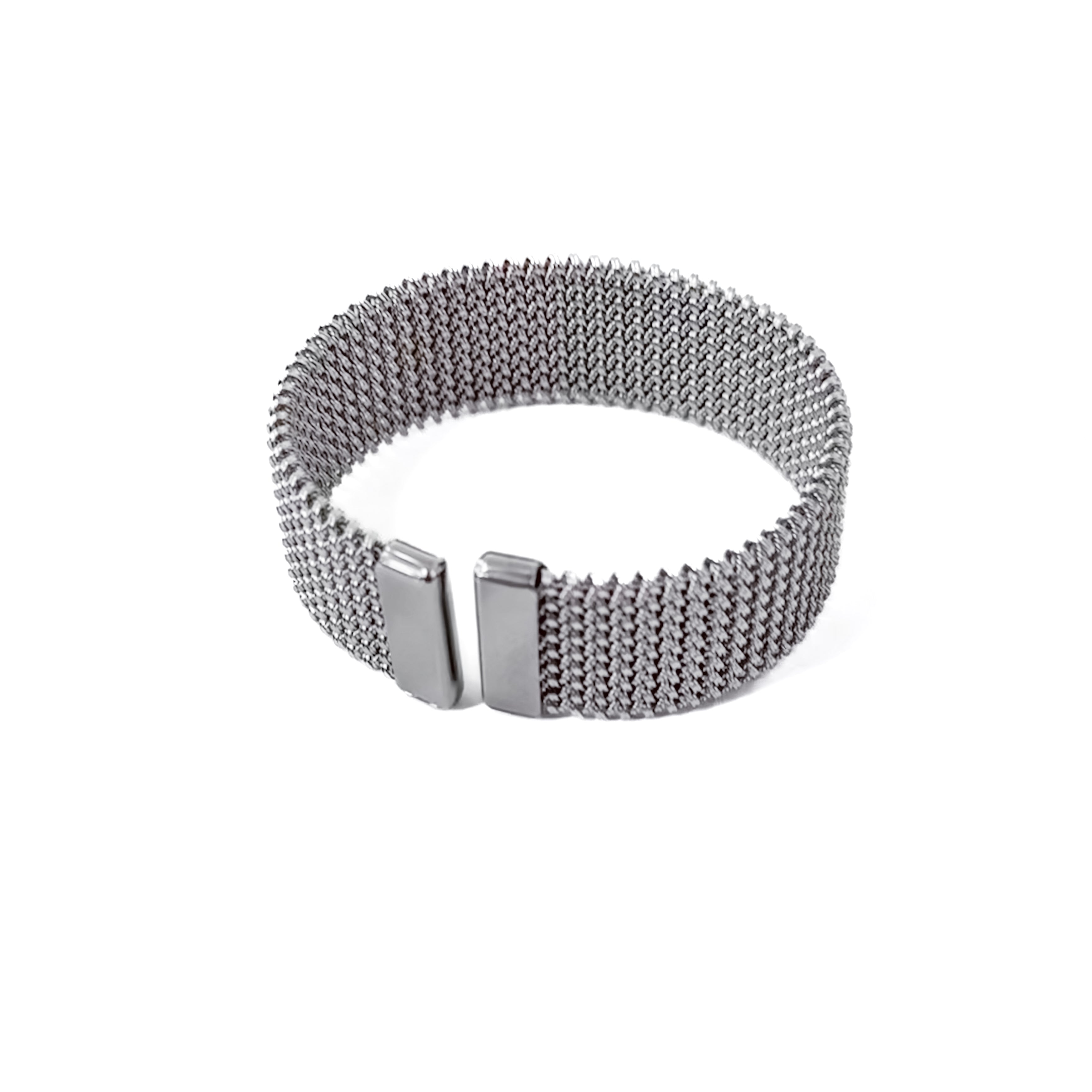 The Braided Mesh Cuff Bracelet - WATERPROOF