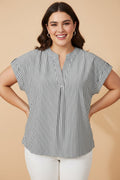 The Hazel Stripe Blouse