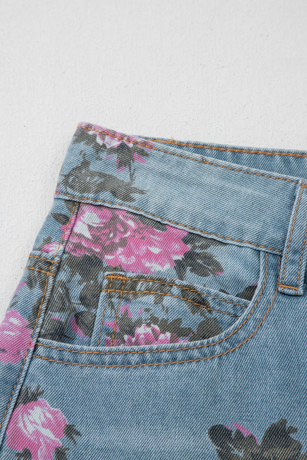 The Kate Rose Floral Denim Jeans