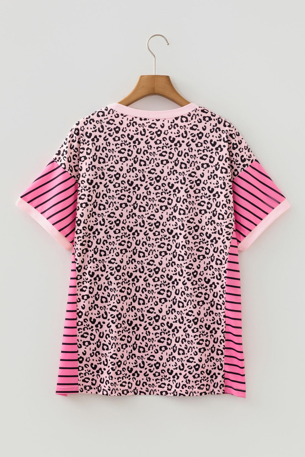 The Lena Leopard Stripe Tee