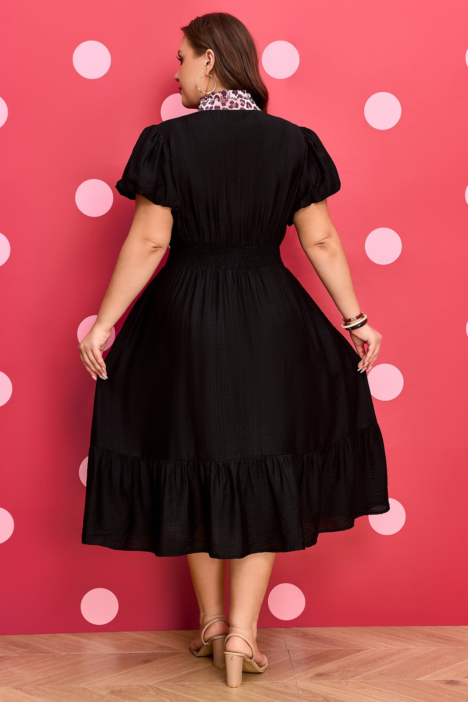 The Kate Black Leopard Dress