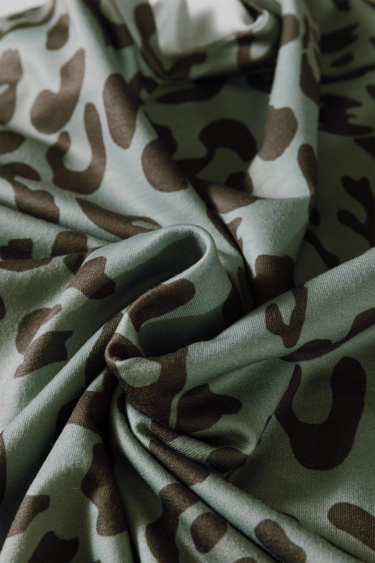 The Clara Leopard Varsity Stripe Top