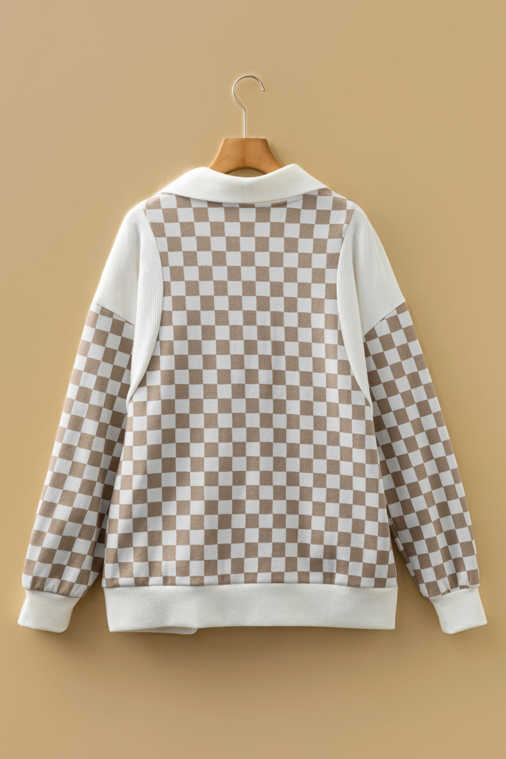 The Ada James Checker Zip Sweatshirt