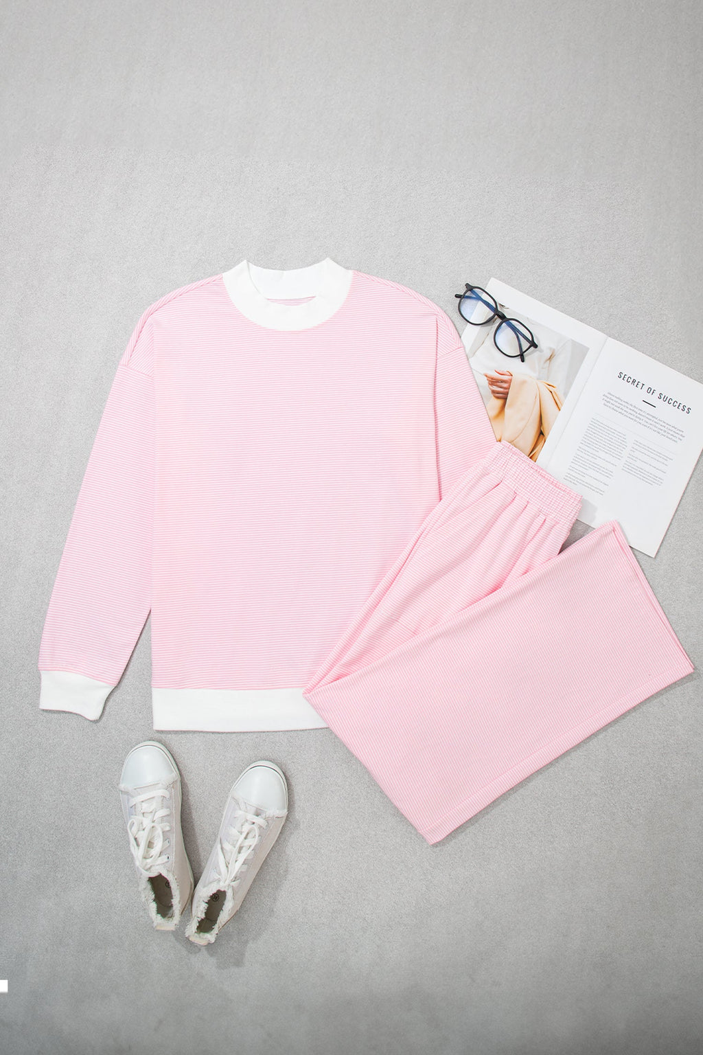 The Poppy Kate Stripe Lounge Set