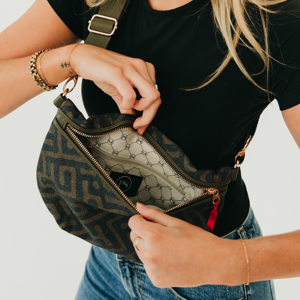 The Callahan Canvas Printed Bum Bag