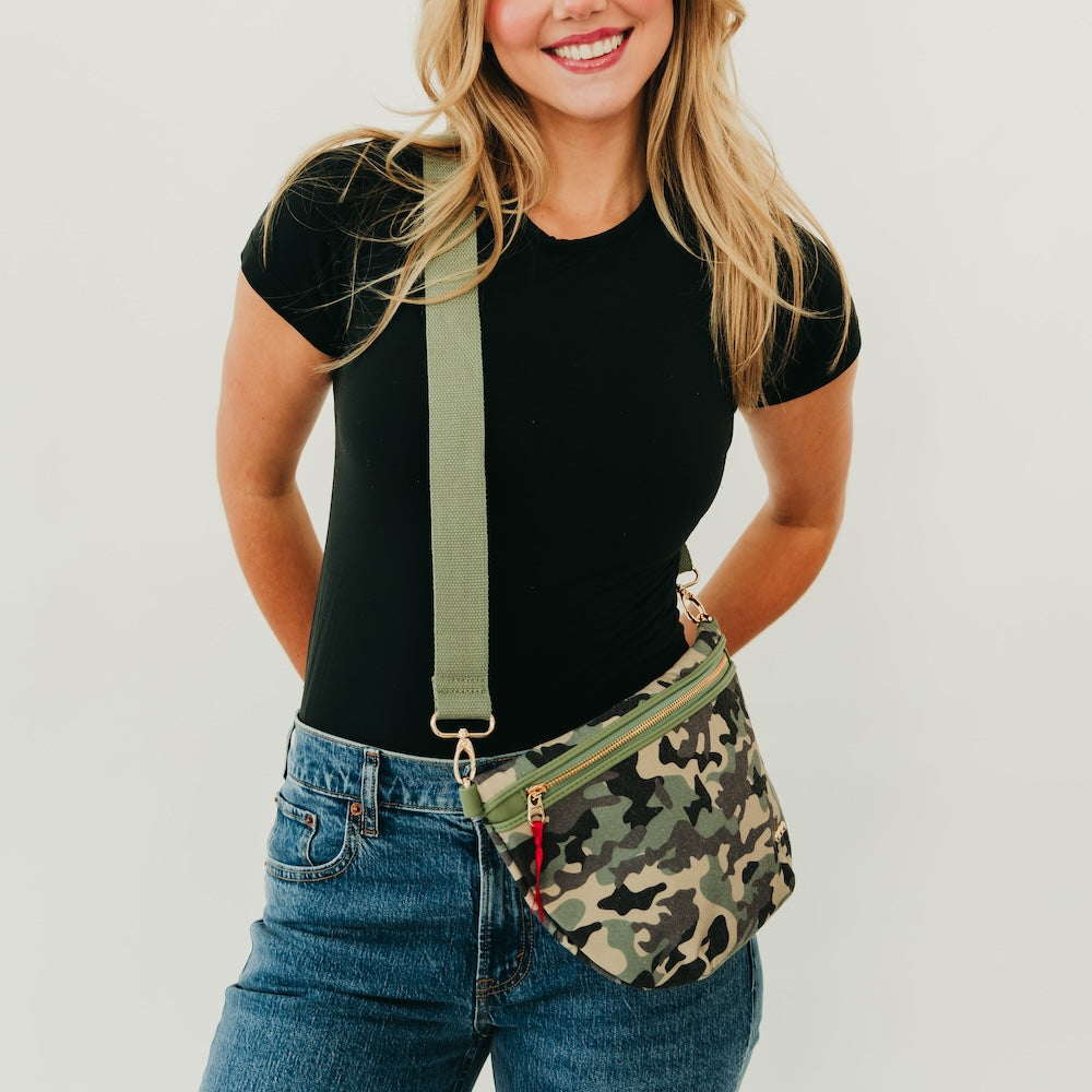 The Callahan Canvas Printed Bum Bag