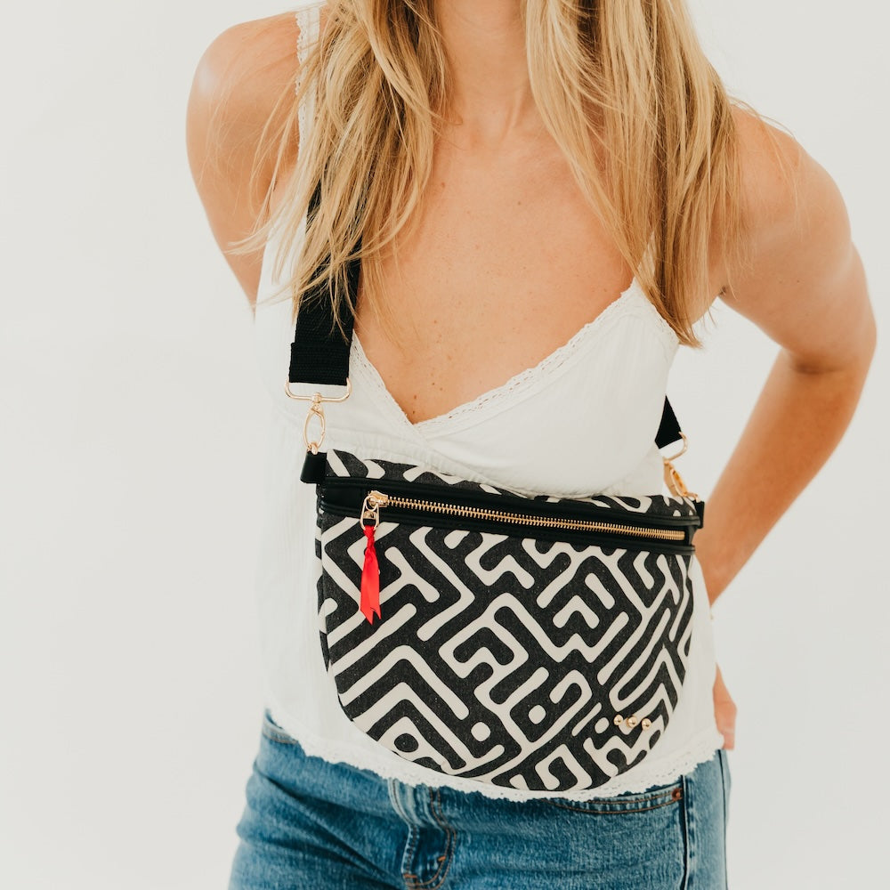 The Callahan Canvas Printed Bum Bag