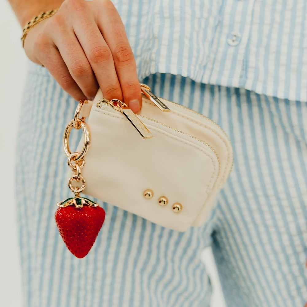 The Nylon Cameron Double Zip Clippable Card Wallet