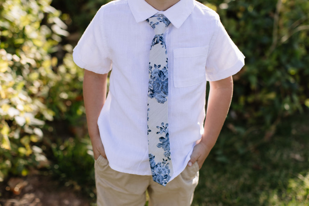 The Cape Cod Floral Boys Tie