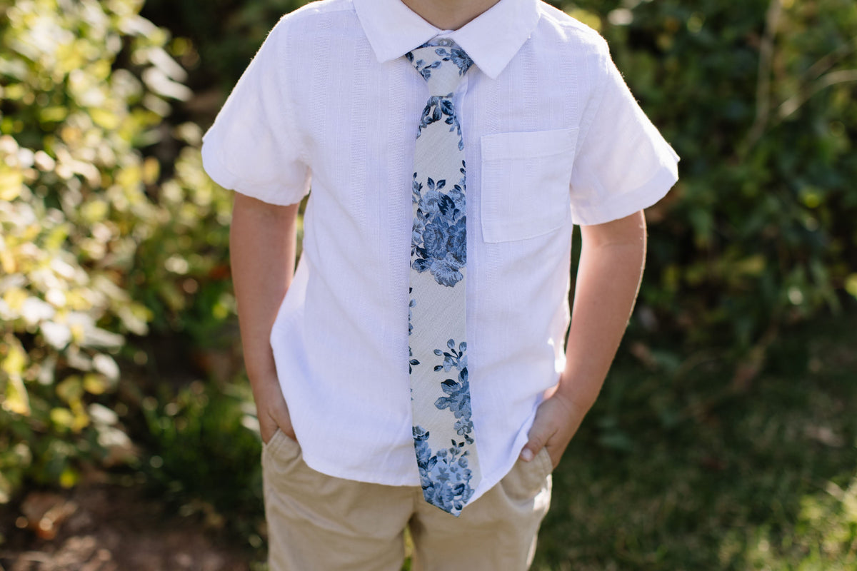 The Cape Cod Floral Boys Tie