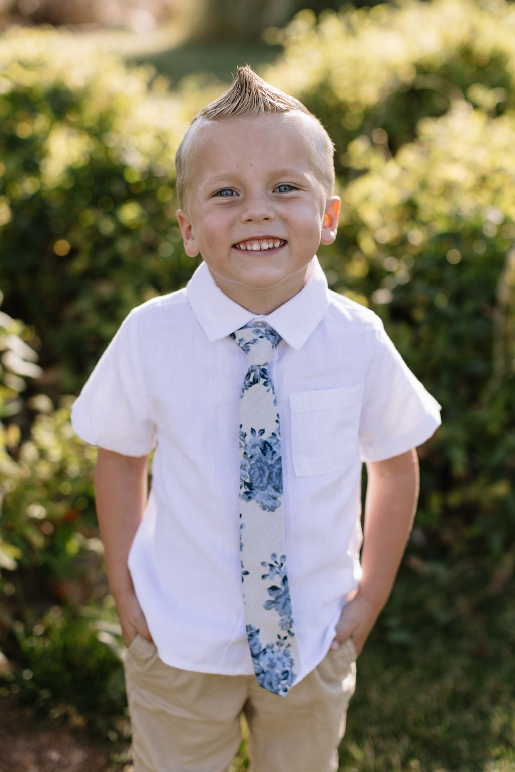 The Cape Cod Floral Boys Tie