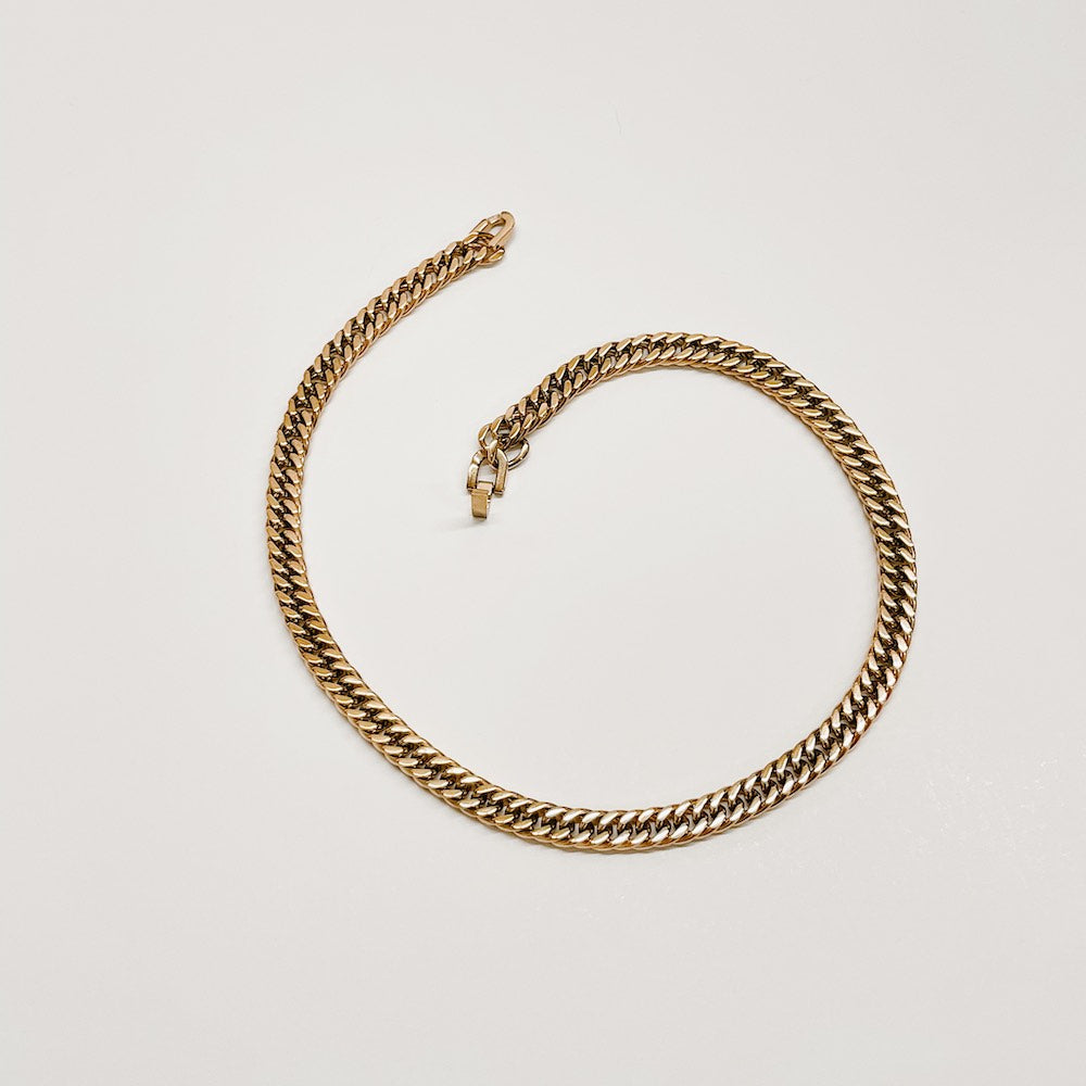Carson Cuban Chain Necklace - WATERPROOF