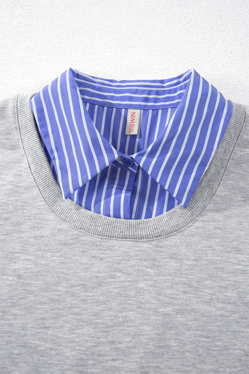 The Berkley Stripe Collared Sweatshirt