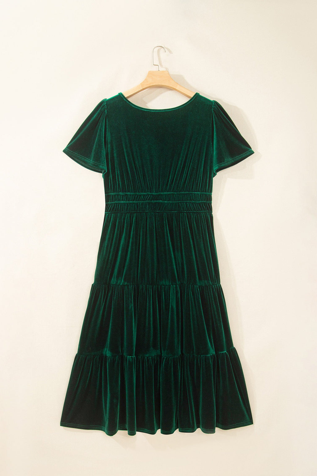 The Evergreen Velvet Maxi Dress