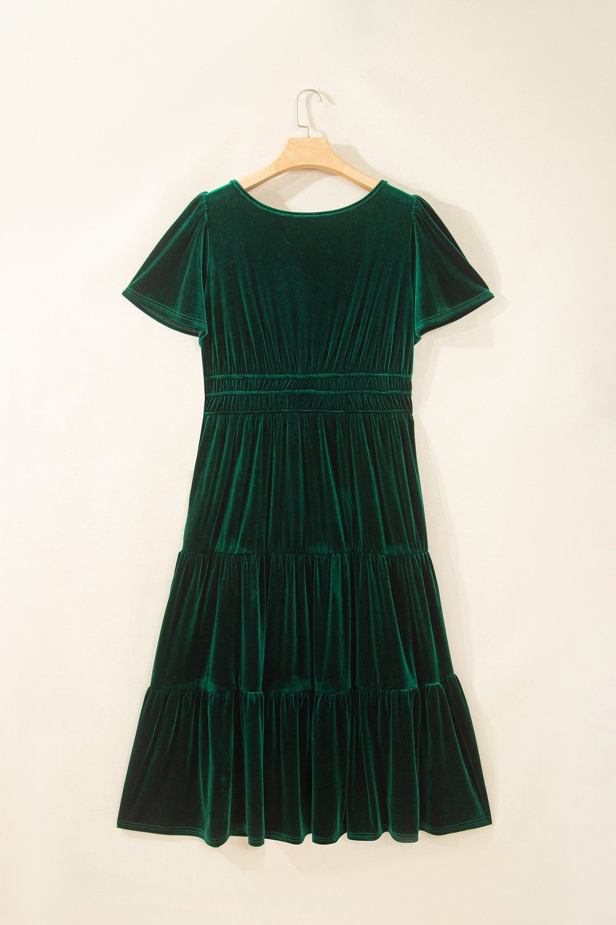 The Evergreen Velvet Maxi Dress