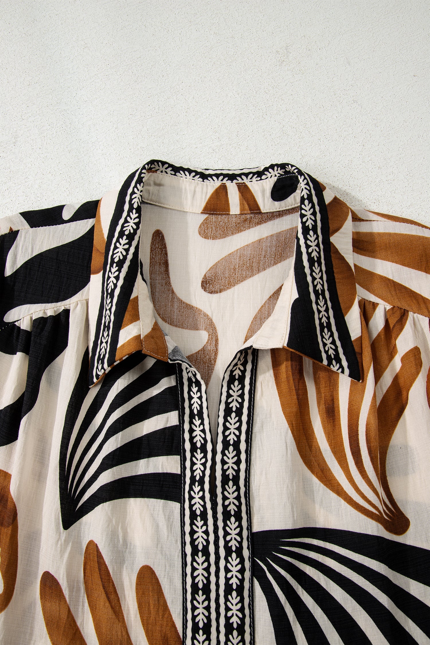 The Gracie Abstract Long Sleeve Maxi Dress