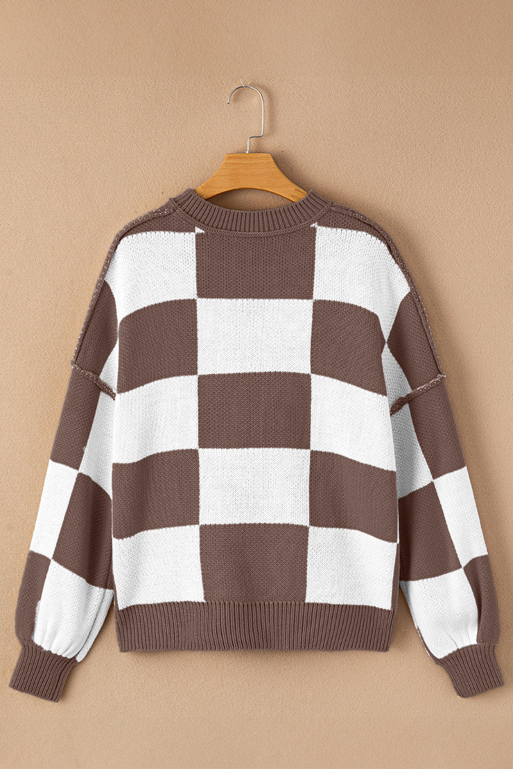 The Collins Checker Sweater