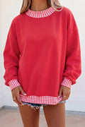 The Kodi Jane Gingham Sweatshirt