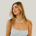The Chunky Three Piece Pearl Necklace