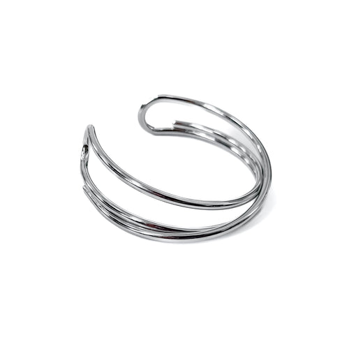 Cleo Crossover Cuff Bangle Bracelet - WATERPROOF