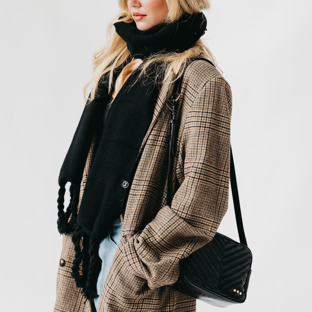 The Coco Quilted Camera Crossbody Bag