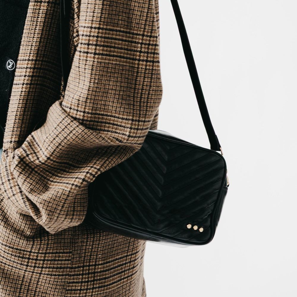 The Coco Quilted Camera Crossbody Bag