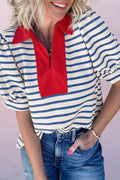 The Hannah May Polo Collar Blouse