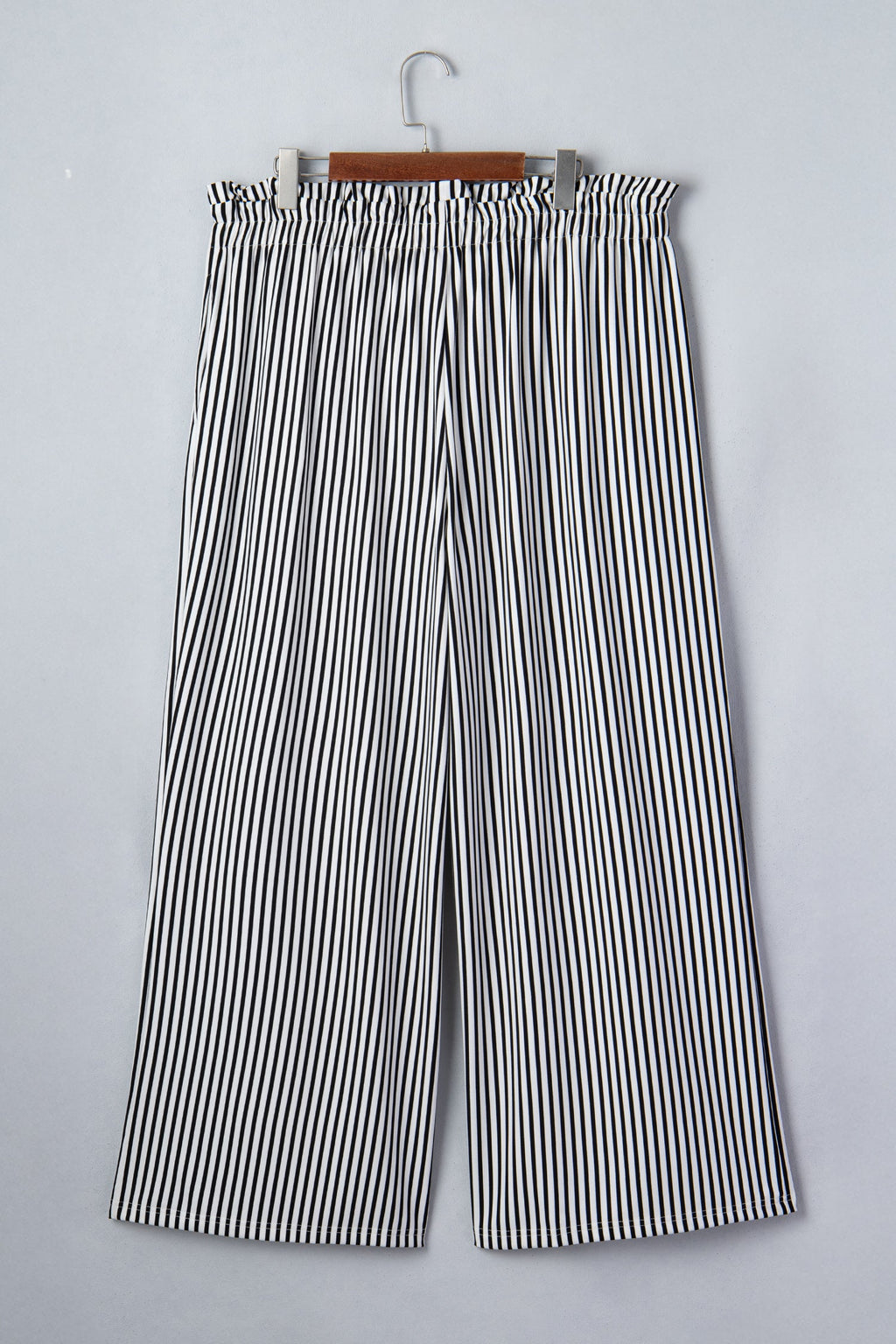 The Lilah Stripe Tie Waist Straight Pants
