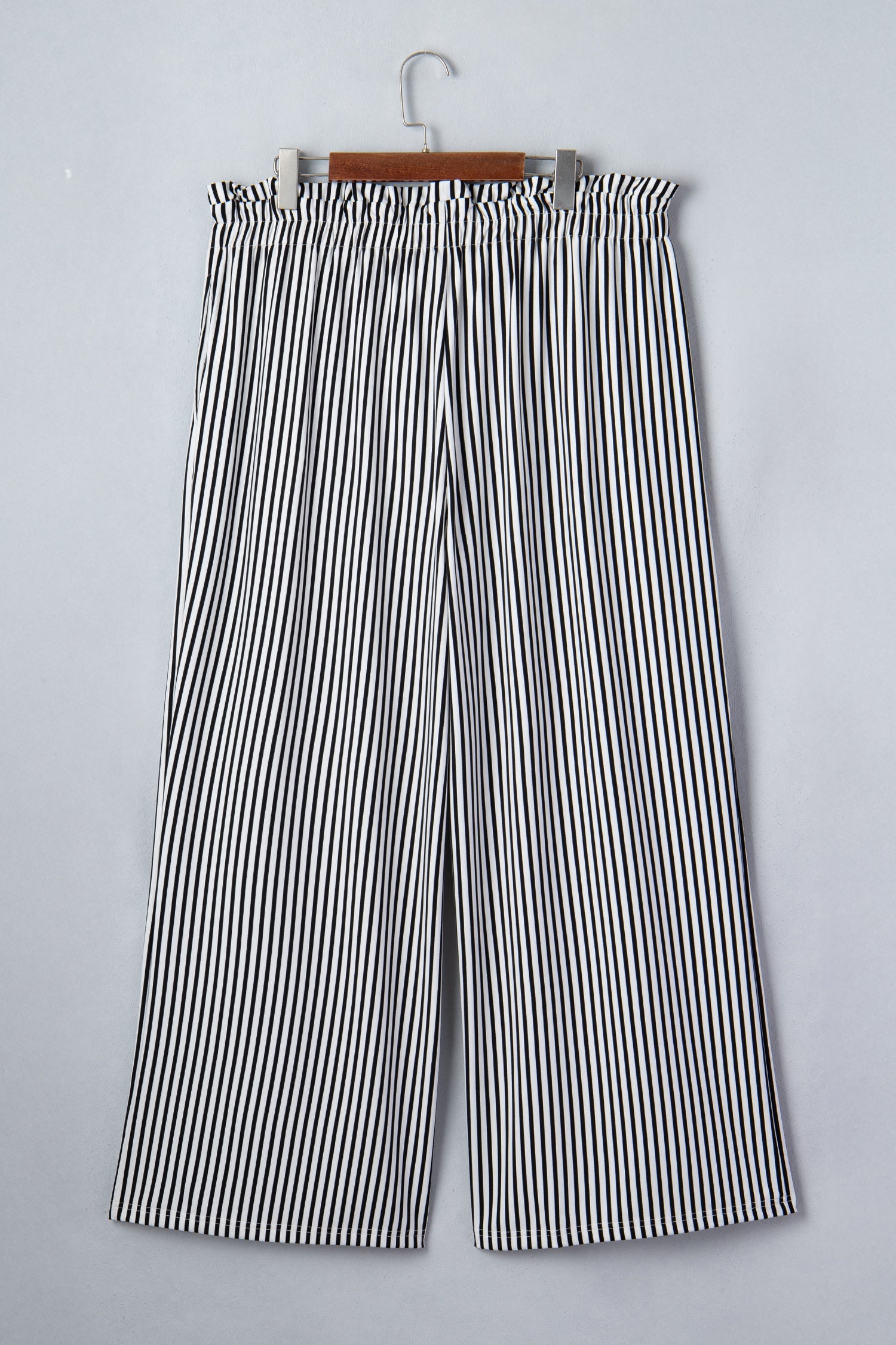 The Lilah Stripe Tie Waist Straight Pants