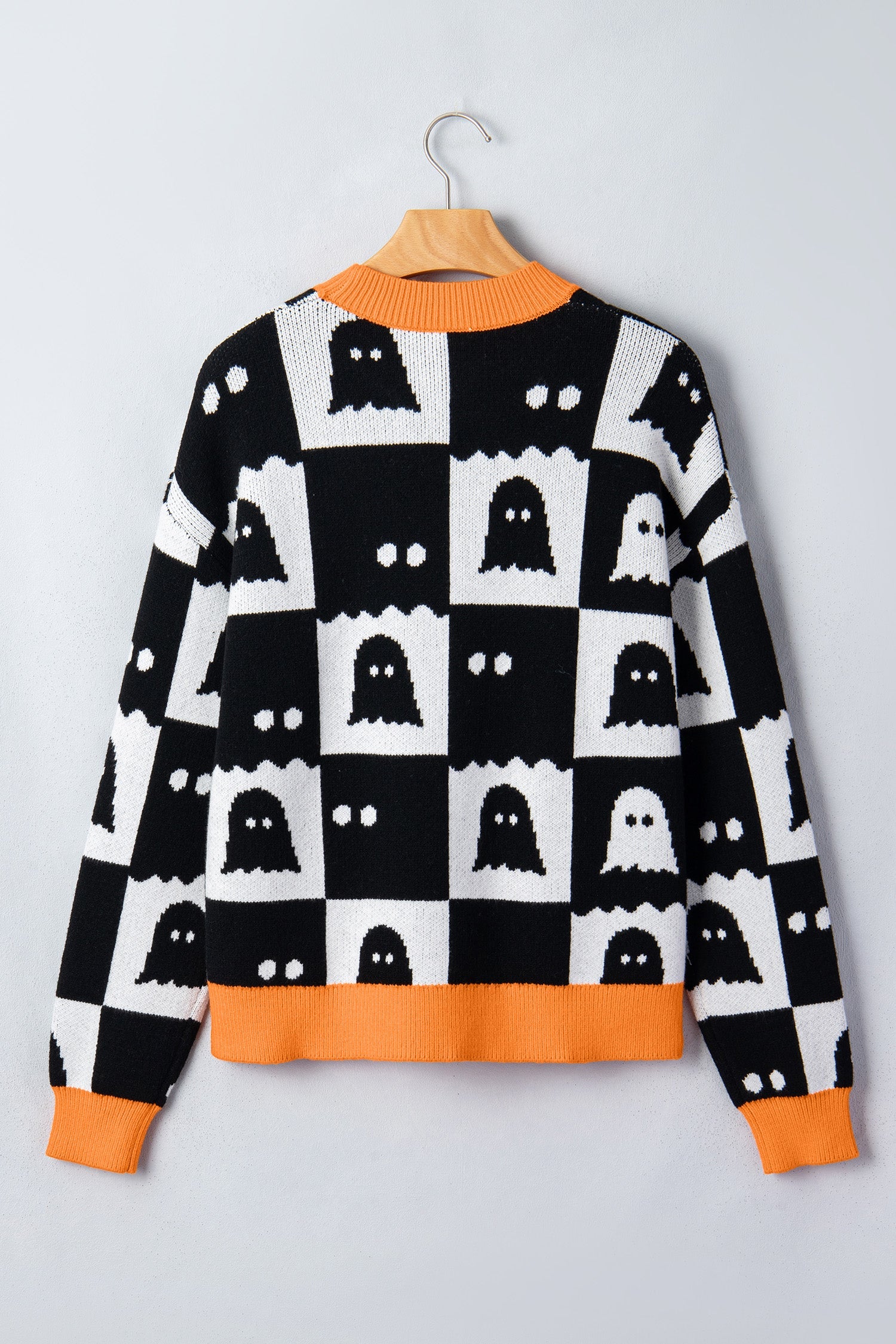 The Gracie Ghost Checker Sweater