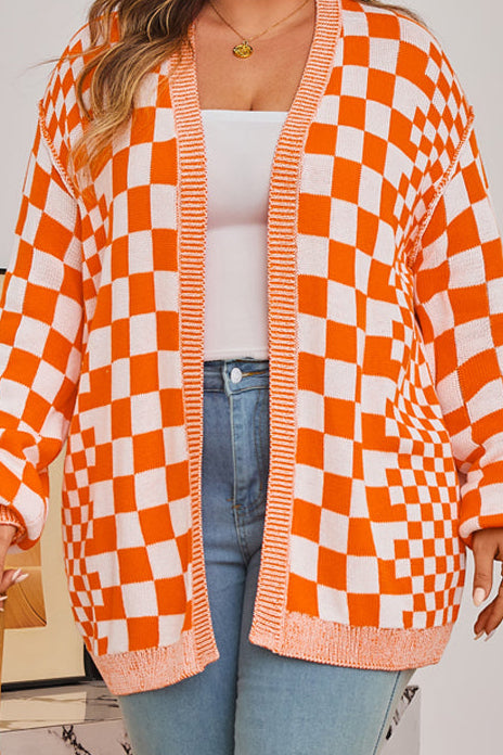 The Mavis Checkered Cardigan