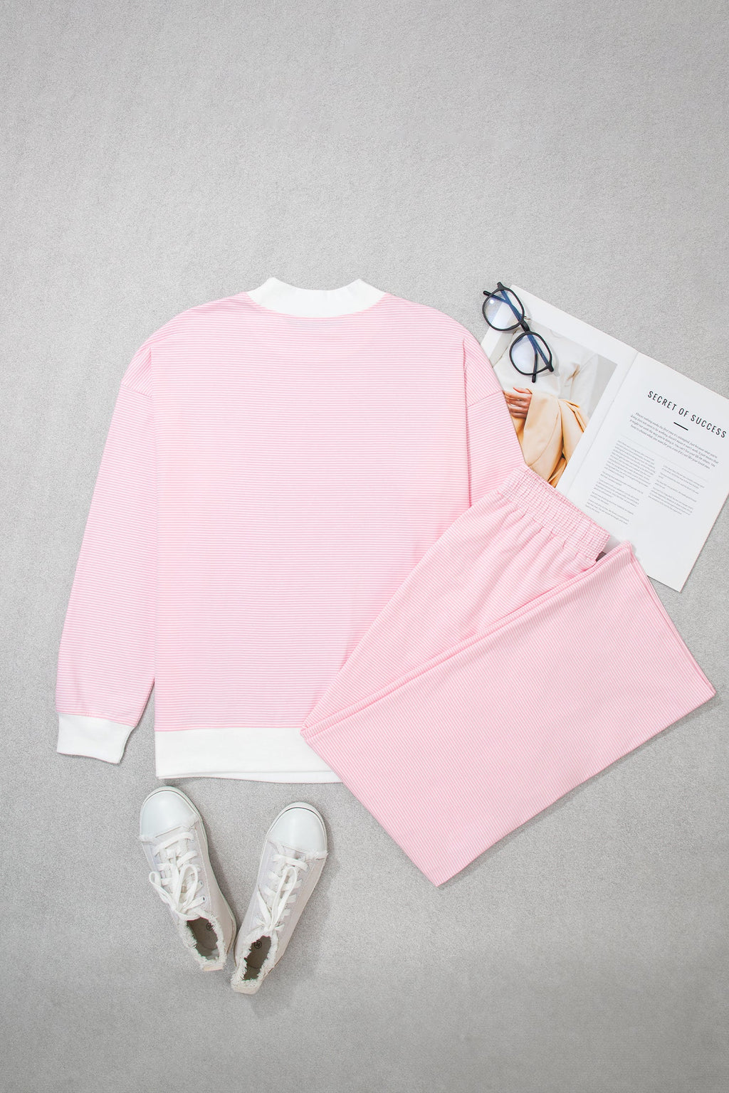The Poppy Kate Stripe Lounge Set