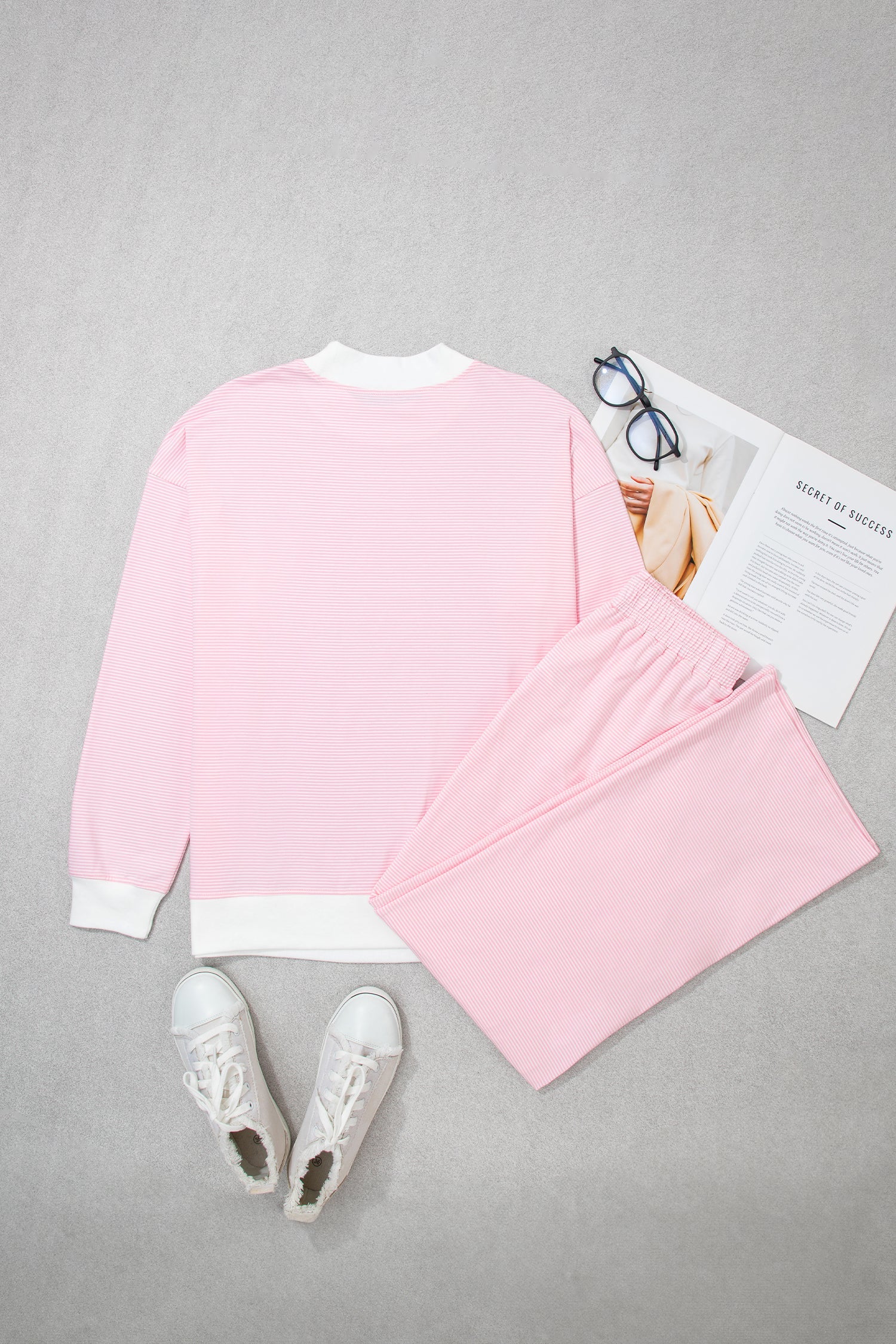 The Poppy Kate Stripe Lounge Set