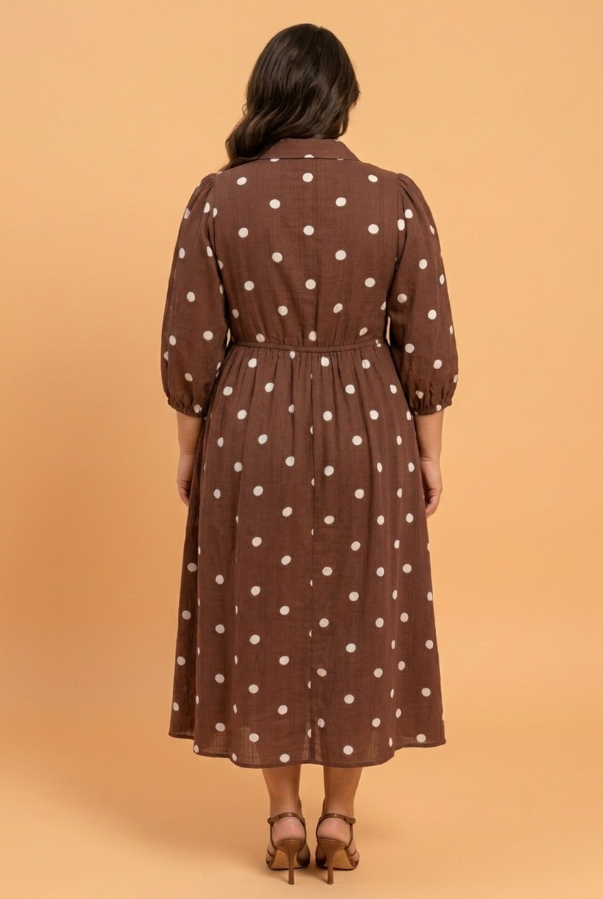 The Brielle Polka Dot Dress