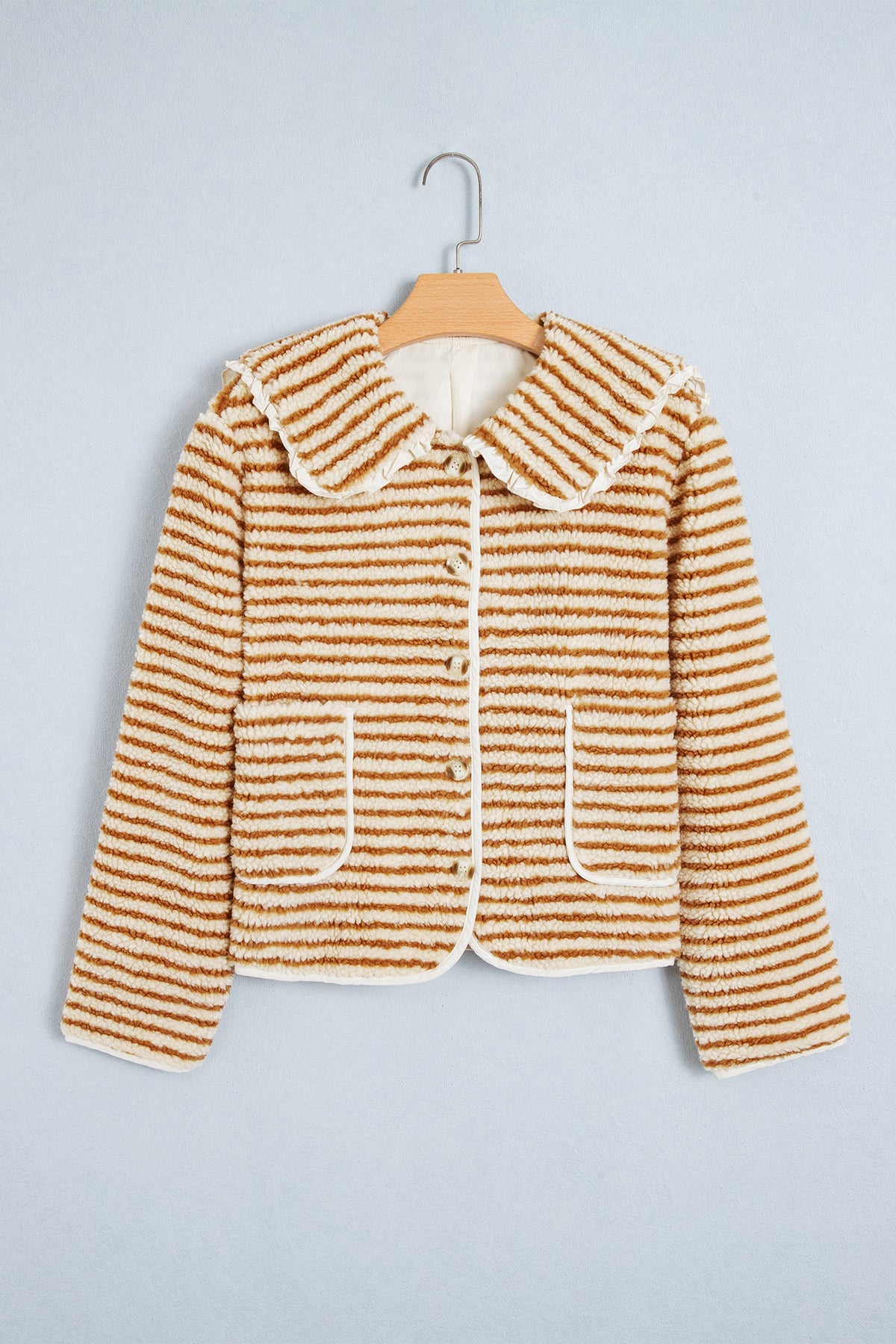 The Haisley Stripe Fleece Jacket