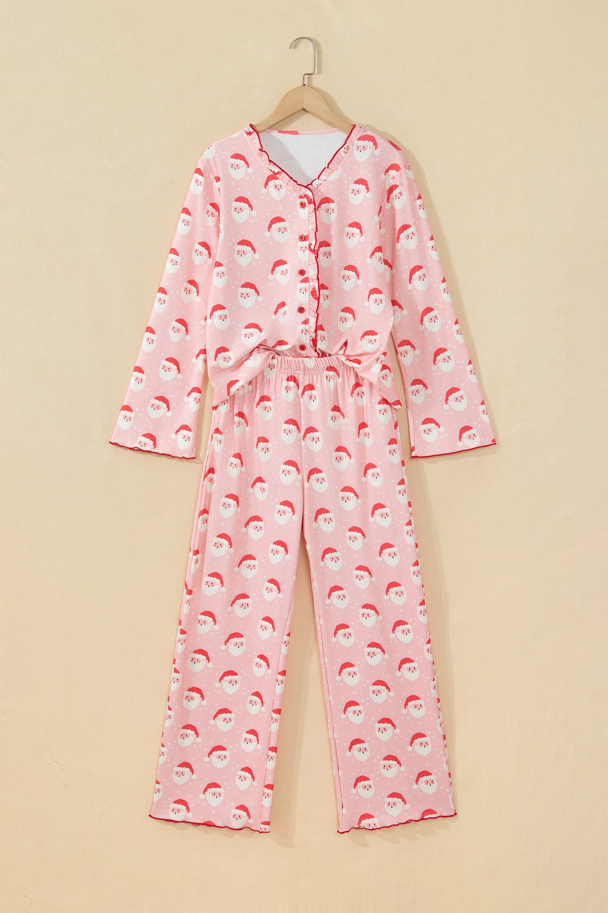 The Pink Santa Christmas Pajama Set