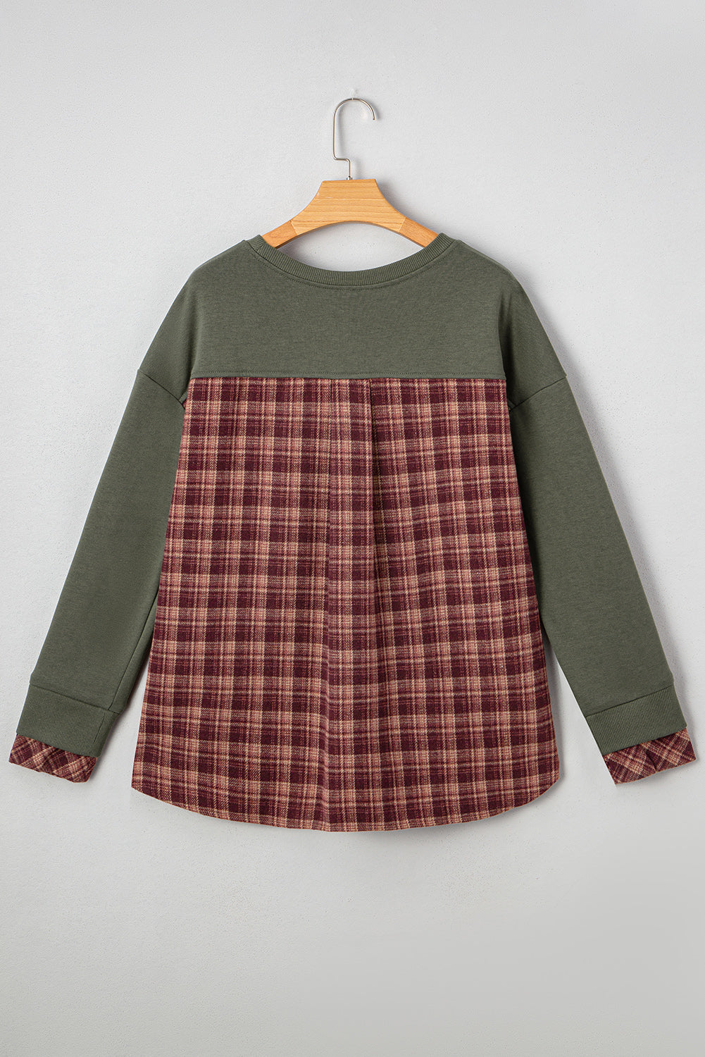 The Fallon Plaid Sweatshirt