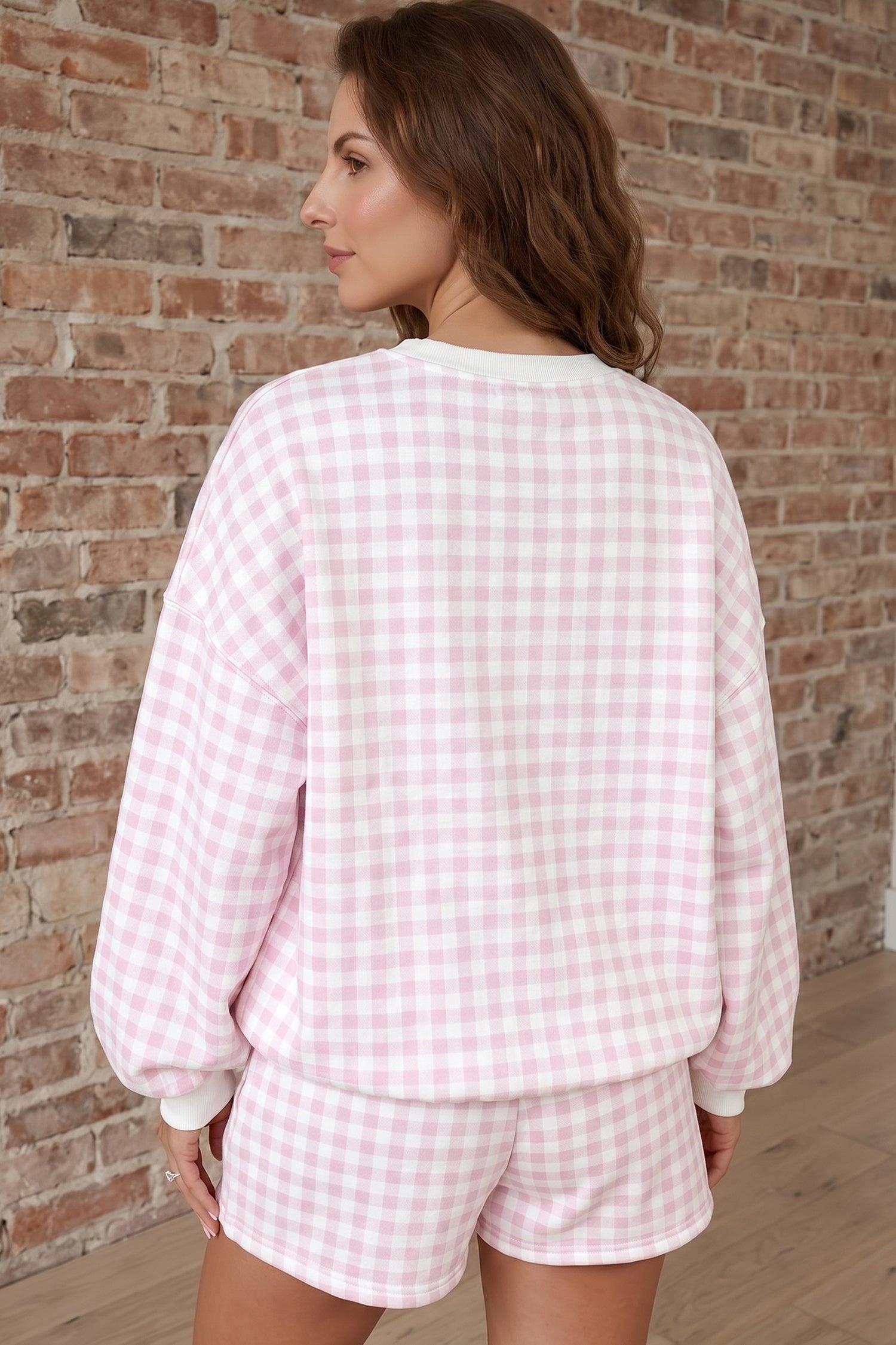The Emery Gingham Lounge Set