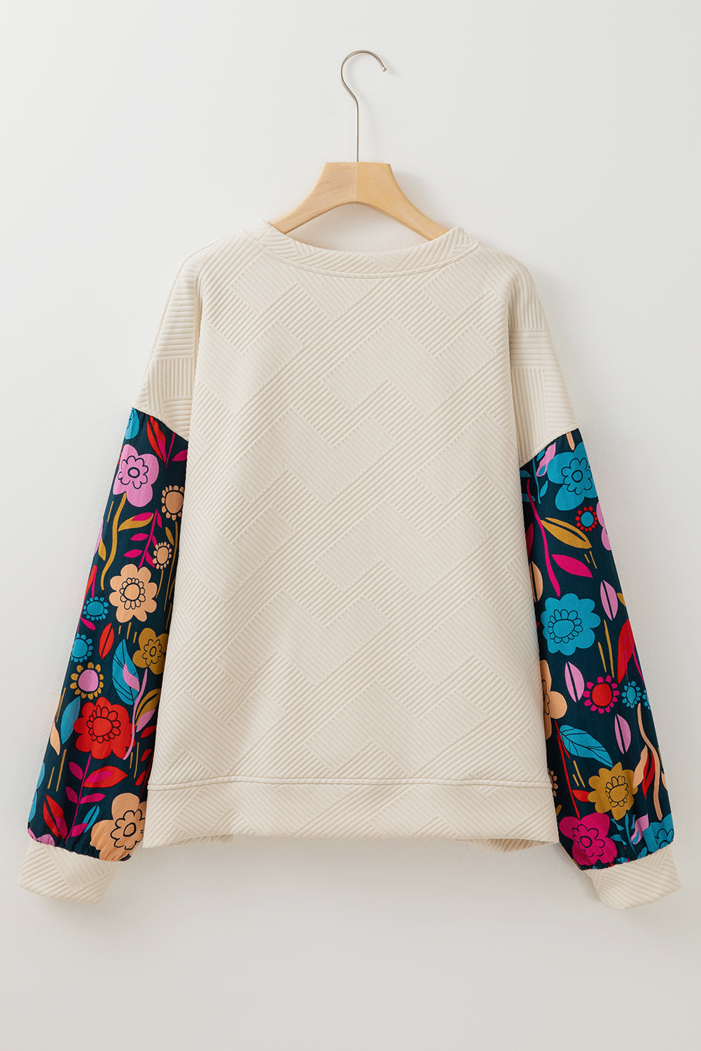 The Zoe Floral Textured Top