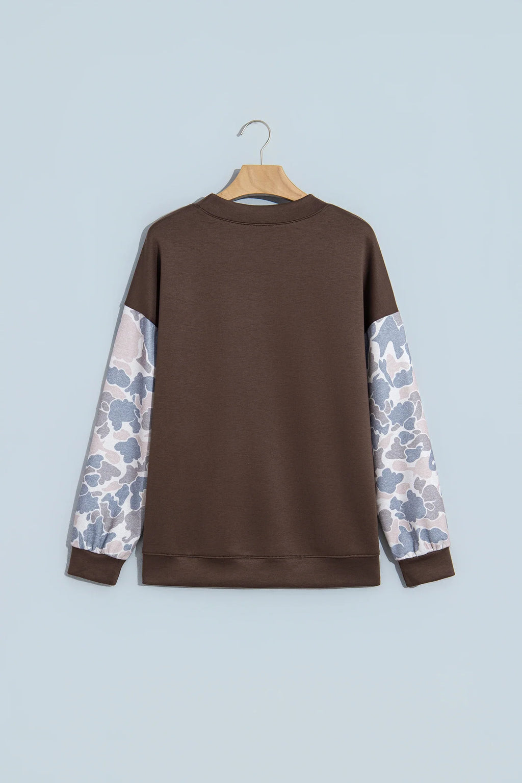 The Collins Camo Sleeve Sweatshirt