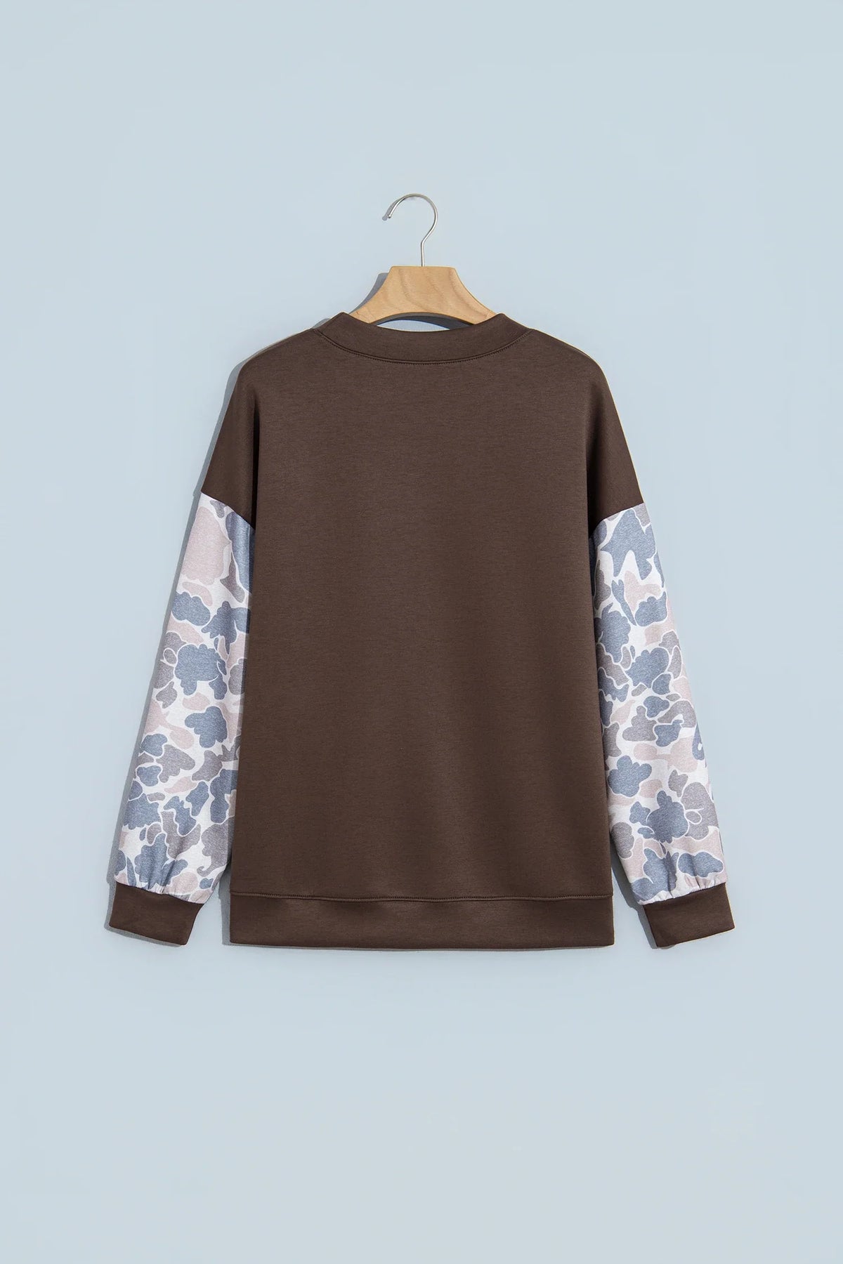 The Collins Camo Sleeve Sweatshirt