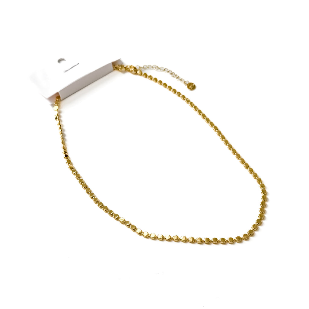 The Dakota Disc Chain Necklace - WATERPROOF