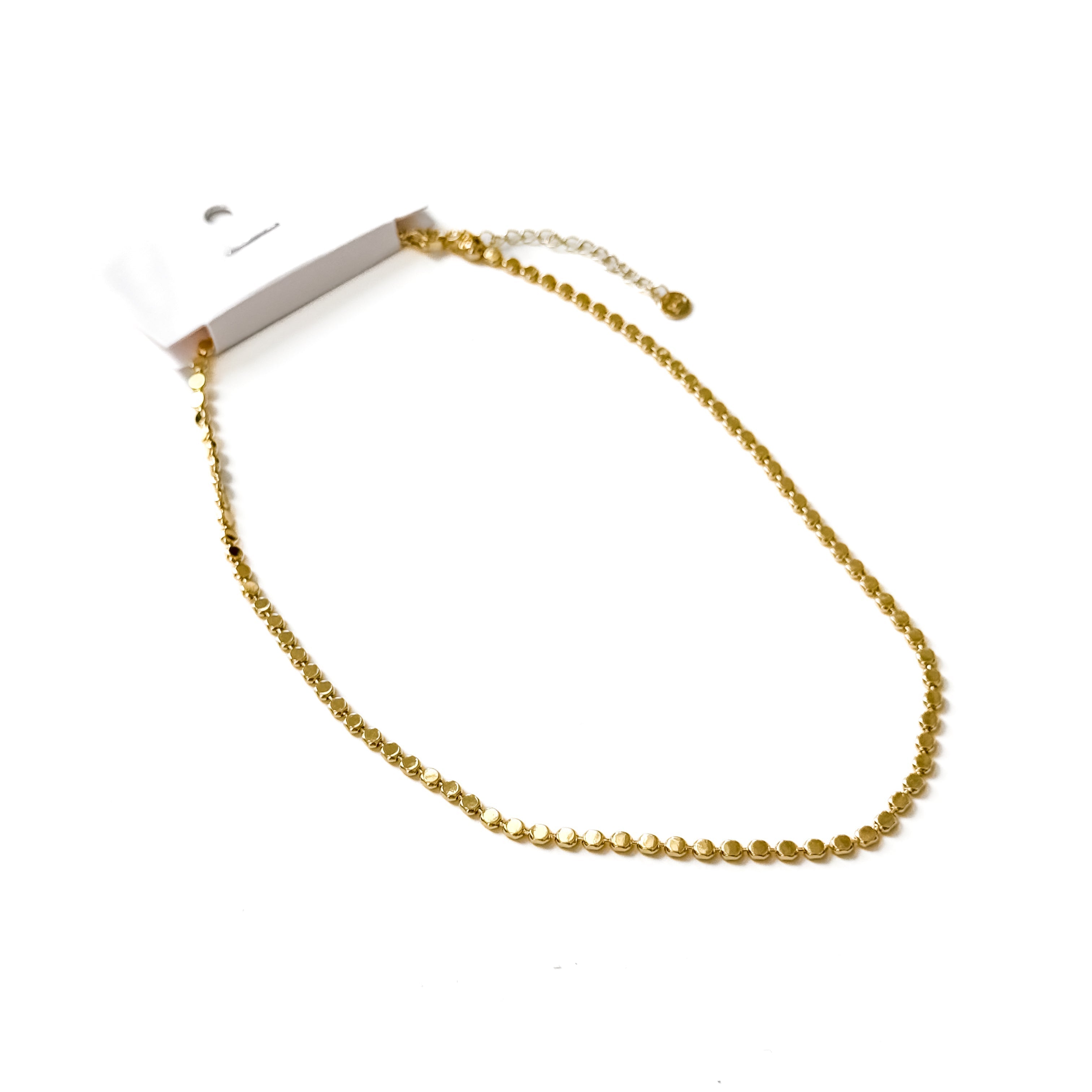 The Dakota Disc Chain Necklace - WATERPROOF